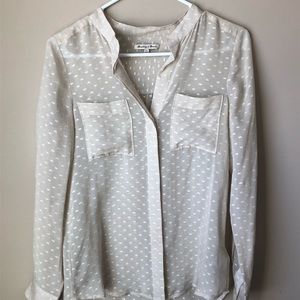 Madewell dot blouse